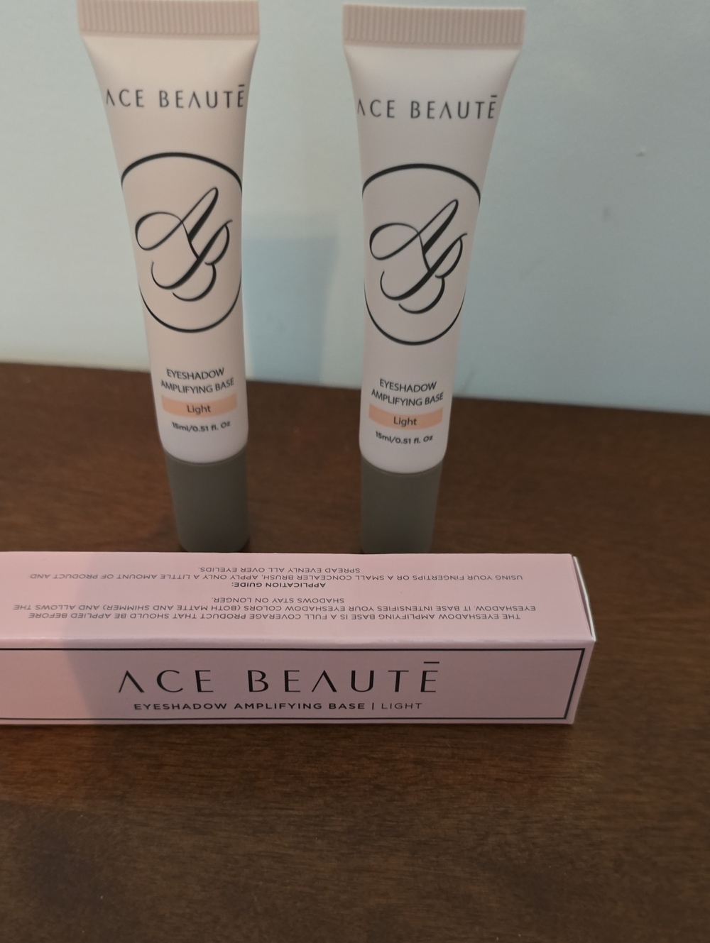 Ace Beauté Set Of Two Eyeshadow Amplifying Base - Light